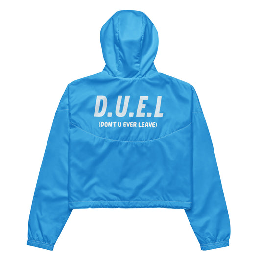 DUEL Women’s Blue Cropped Windbreaker